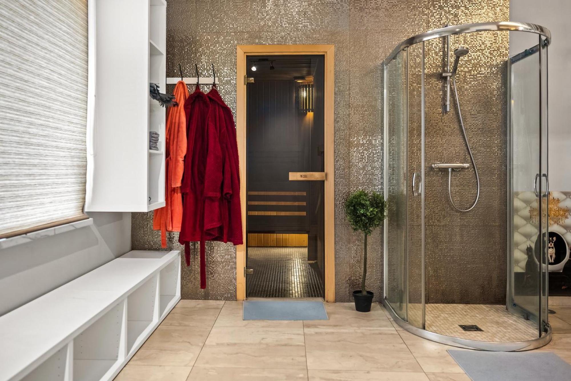 Secret Lounge - Cozy Studio With Sauna And Jacuzzi ヴィリニュス エクステリア 写真